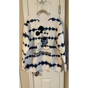 Authentic Disney Parks Mickey Mouse Tie-Dye Sweatshirt